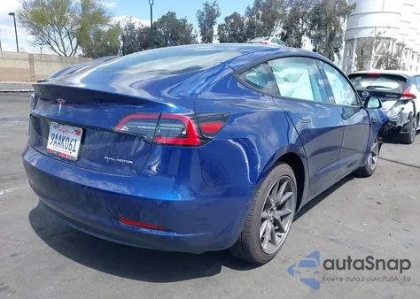 2022 Tesla Model 3 Long Range Dual Motor All-Wheel Drive z USA, uszkodzony, nr VIN 5YJ3E1EBXNF168686